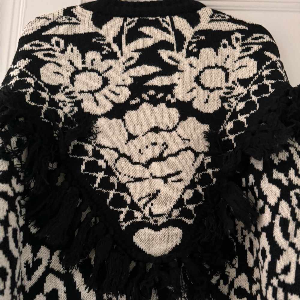 Farm Rio Chunky Knit Pineapple Gardens Sweater - Picture 11 of 16